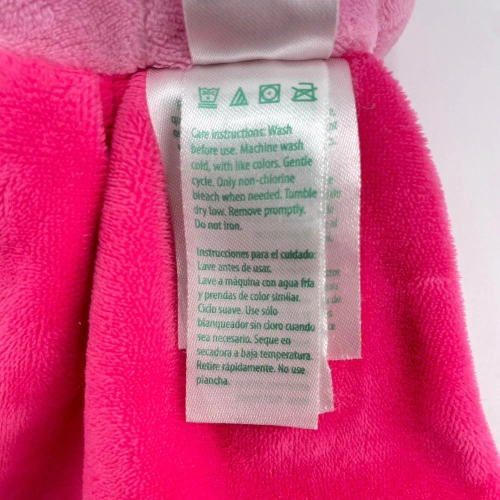 Taggies Pink Cat Kitty Sensory Plush Lovey Security Blanket Loops Rattle 2015